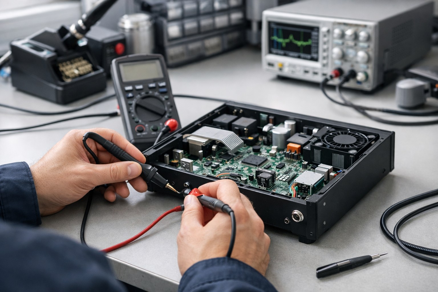Prüfung eines Geräts nach der Reparatur